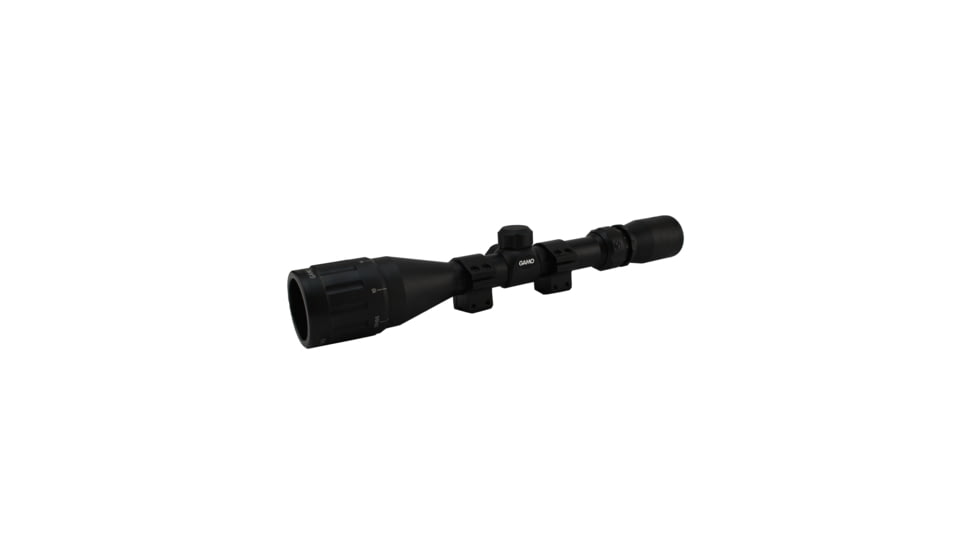 Gamo Airgun Rifle Scope w/ Rings, 3-9x40mm, 30/30 Reticle, Adjustable Objective, Black, 6212039X40AOCP