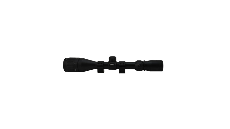 Gamo Airgun Rifle Scope w/ Rings, 3-9x40mm, 30/30 Reticle, Adjustable Objective, Black, 6212039X40AOCP
