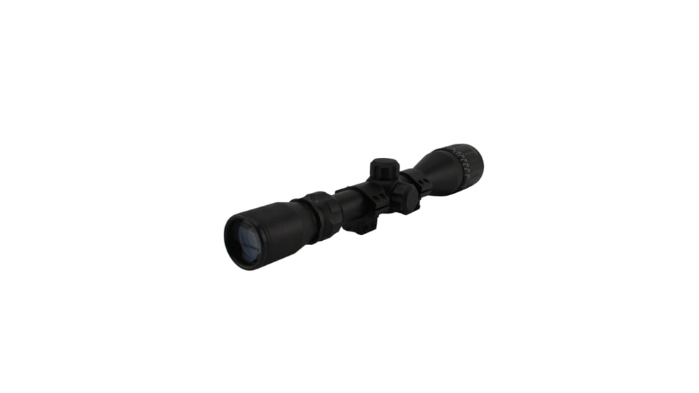 Gamo Airgun Rifle Scope w/ Rings, 3-9x40mm, 30/30 Reticle, Adjustable Objective, Black, 6212039X40AOCP