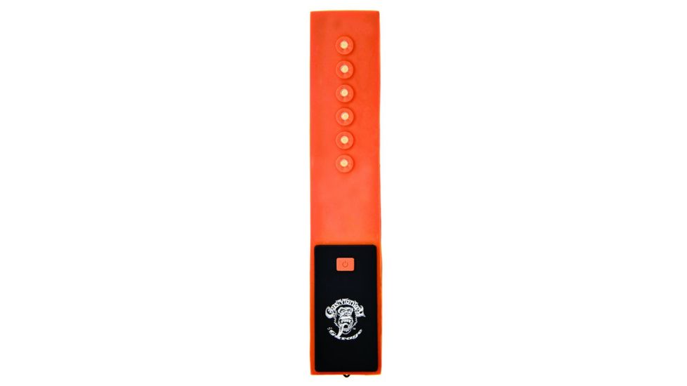 Gas Monkey Garage 6 LED 36 Lumens Flex Light w/2 AAA batteries, Orange 1327