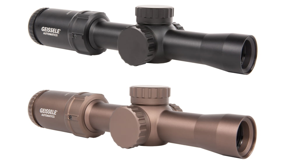 Geissele Super Precision 1-6x26mm Rifle Scope, Black, Sand