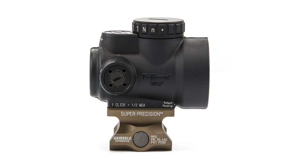 Geissele Super Precision MRO Series Scope Mount, 1.93in Height, Desert Dirt Color, 05-544S