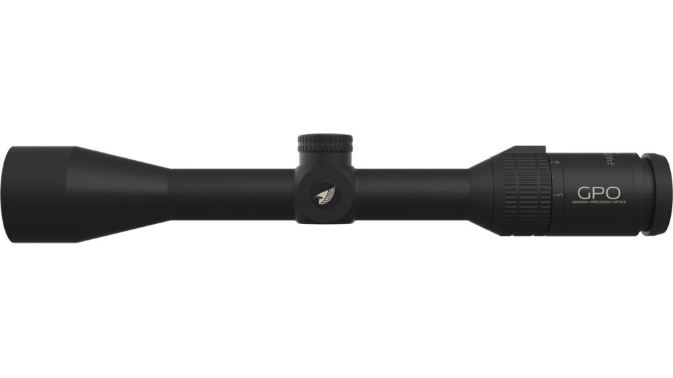 German Precision Optics GPO PASSION 3X 3-9x40 Rifle Scope, Plex Reticle, Black Matte R300