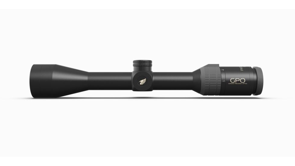 German Precision Optics GPO PASSION 3X 3-9x42 Rifle Scope, Plex Reticle, Black Matte R310