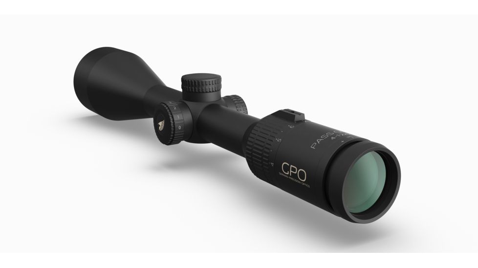 German Precision Optics GPO PASSION 3X 4-12x50i Rifle Scope, G4i Reticle, Black Matte R360