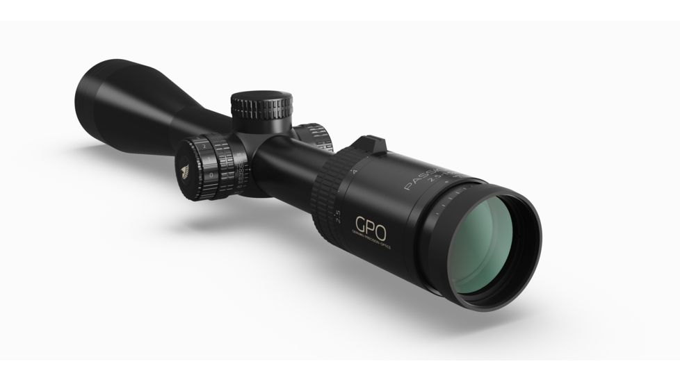 German Precision Optics GPO PASSION 6X 2.5-15x50i Rifle Scope, G4i Reticle, Black Matte R620