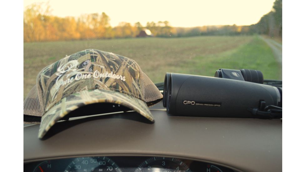 German Precision Optics GPO PASSION HD 10x42HD Binocular, Charcoal Black, 10x42HD, B620