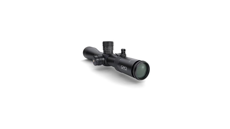 German Precision Optics GPOTAC 6X Rifle Scope, 4.5-27x50mm, 34mm Tube, FFP, PLRi Reticle, Black Matte, RS672
