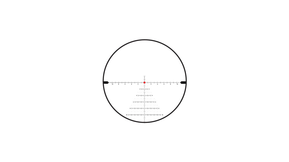 German Precision Optics GPOTAC 6X Rifle Scope, 4.5-27x50mm, 34mm Tube, FFP, PLRi Reticle, Black Matte, RS672