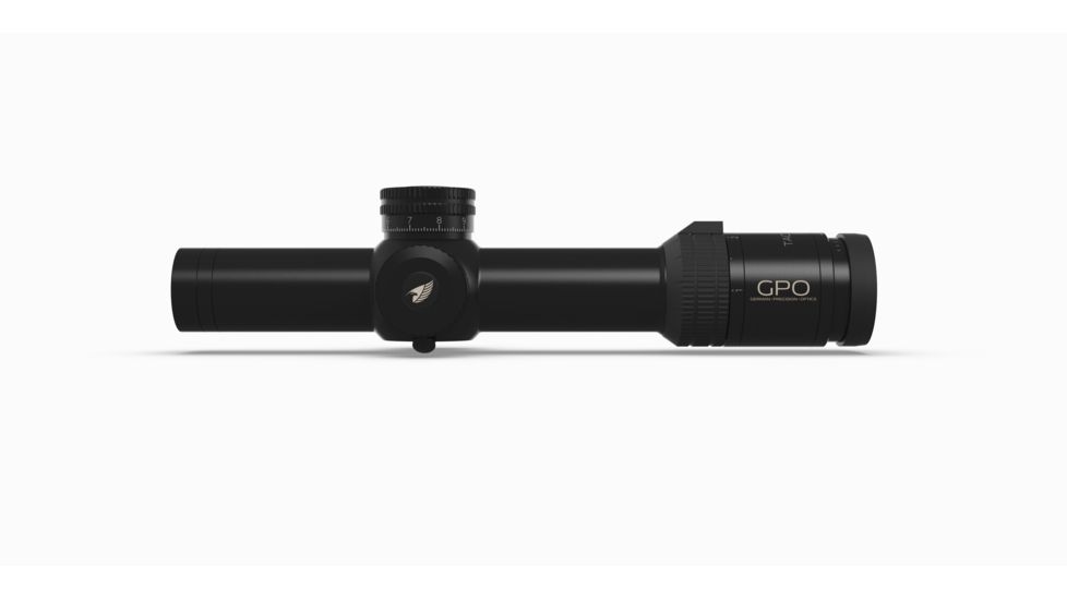 German Precision Optics GPOTAC 8X 1-8x24i Rifle Scope, Horseshoe Reticle, Black Matte RT820