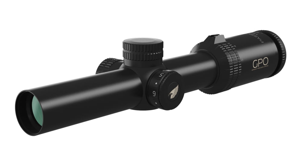 German Precision Optics R500 Passion 5X 1-5x 24mm Obj 110-17 Ft @ 100 Yds FOV 3