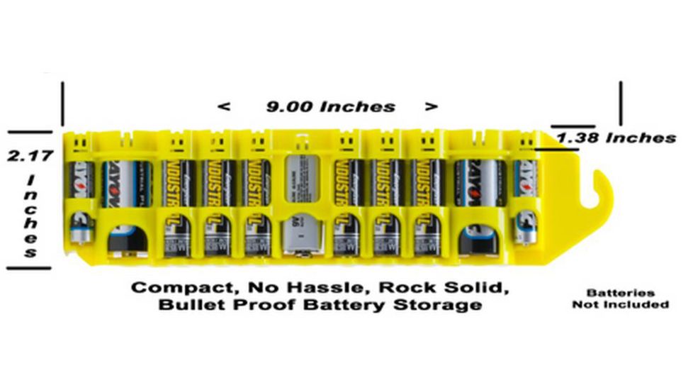 GG&amp;G Battery Caddy Original,Yellow GGG-1364