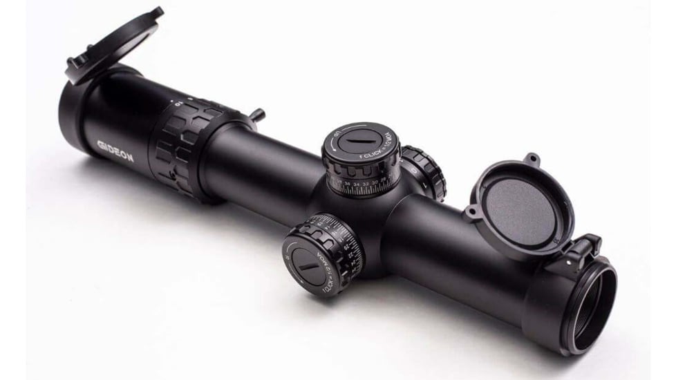 Gideon Optics Guardian 1-10x28mm LPVO 34mm Tube Rifle Scope, Second Focal Plane, BDC Reticle, Black, GOG18SFP