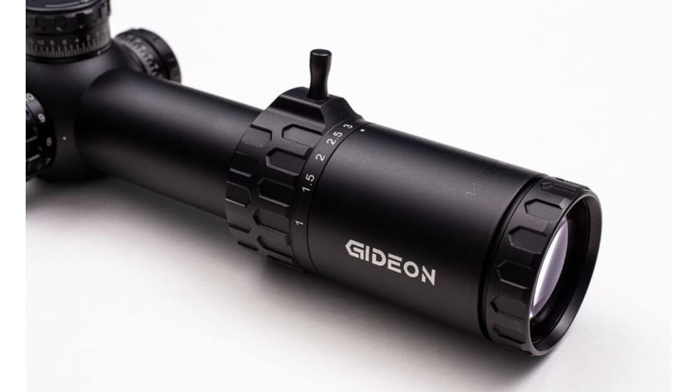 Gideon Optics Guardian LPVO 1-10X28mm Rifle Scope, 34mm Tube, Second Focal Plane, Glass-Etched Reticle, Black, GOG110SFP