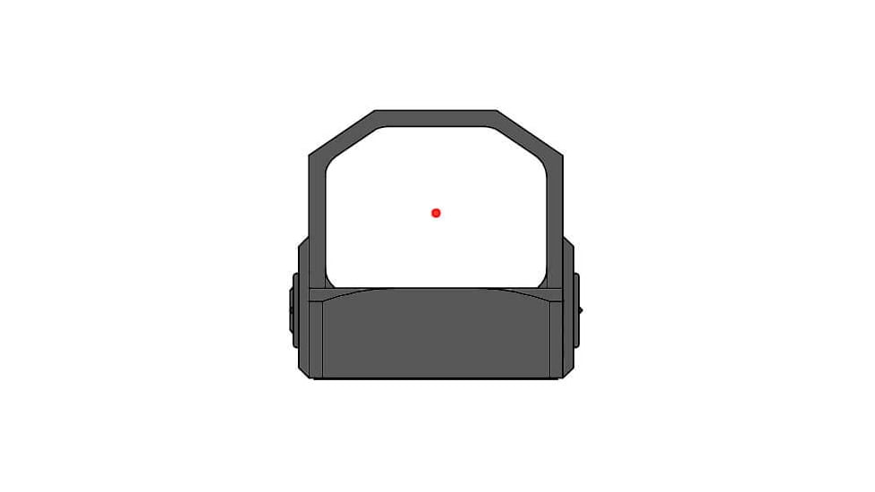 Gideon Optics Judge Reflex Sights, 3 MOA Red Dot Reticle, Black, JD10RD