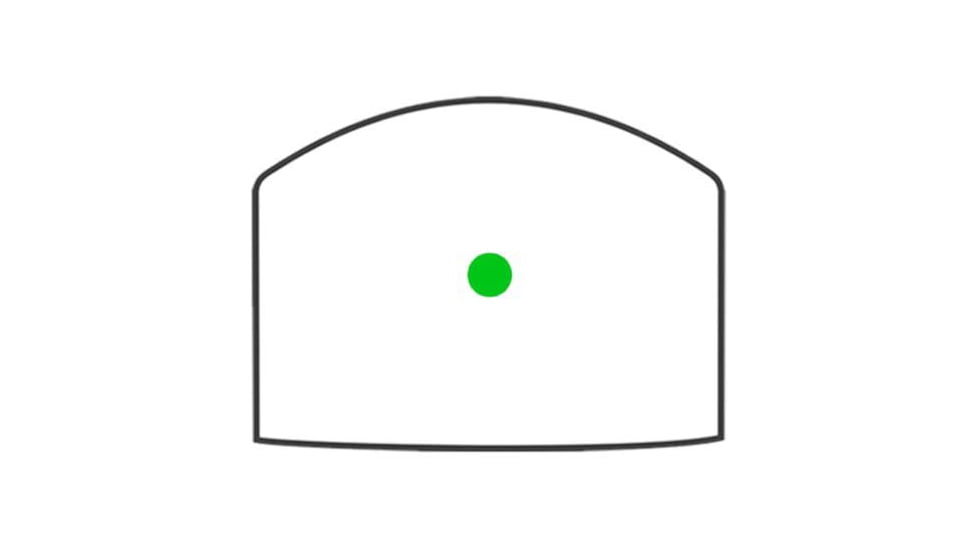 Gideon Optics Storm 24x21.5mm Reflex Red Dot Sight 6 MOA Green Dot, Black, STMDPP-RD