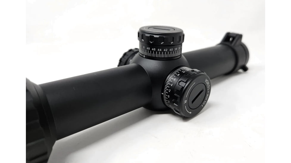 Gideon Optics LPVO 1-8x24mm 30 mm Tube Rifle Scope, First Focal Plane, Red Reticle, Black, GOG18FFP