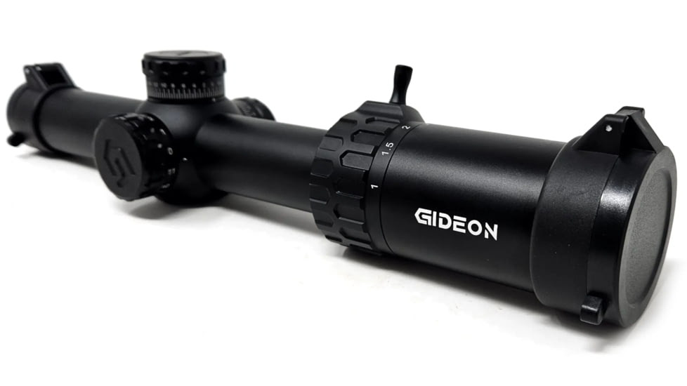 Gideon Optics LPVO 1-8x24mm 30 mm Tube Rifle Scope, First Focal Plane, Red Reticle, Black, GOG18FFP