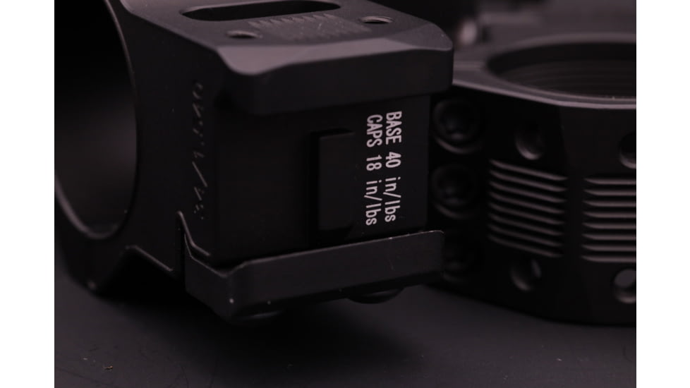 Gray Ops CNC Tactical 36mm Riflescope Ring, 1.540in, Black, GO-36H-TSR