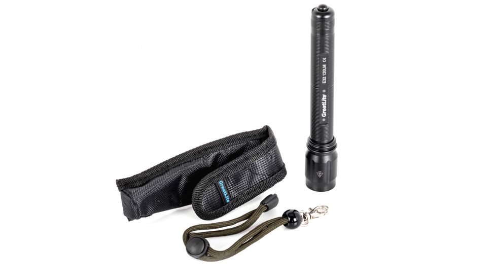 Greatlite 120 Lumens Cree LED E32 Professional Focus Flashlight, Black EXPE32