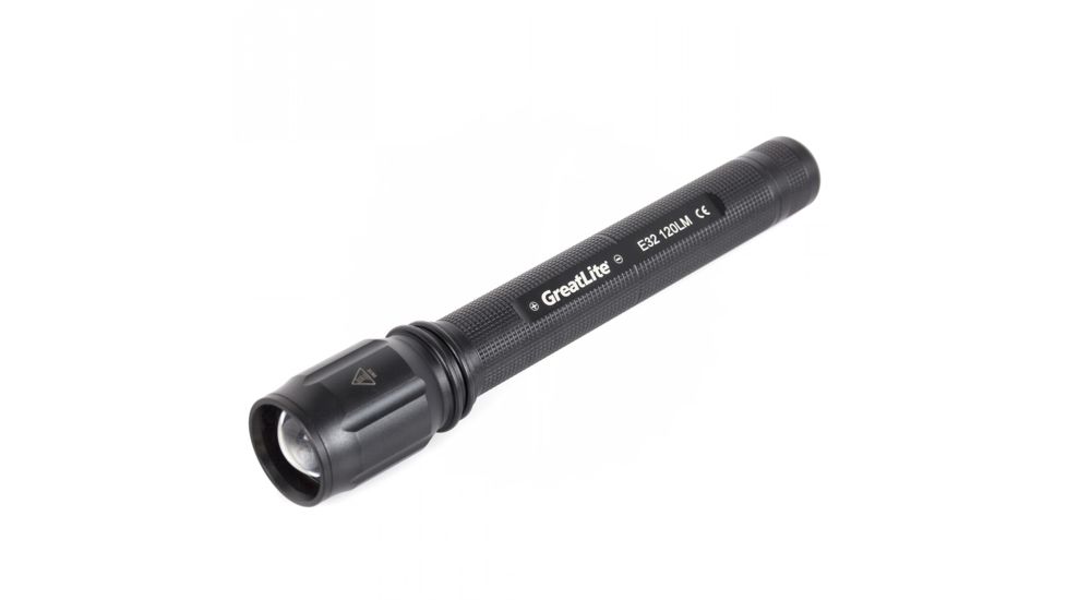 Greatlite 120 Lumens Cree LED E32 Professional Focus Flashlight, Black EXPE32