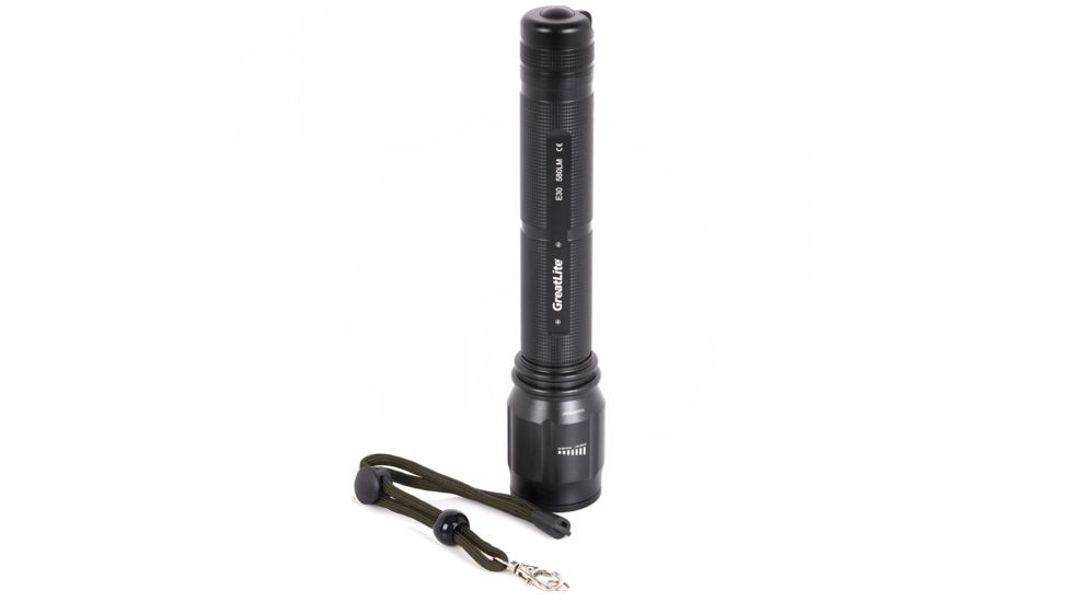 Greatlite 580 Lumens Cree LED E30 Professional Focus Flashlight, Black, 8.5" EXPE30