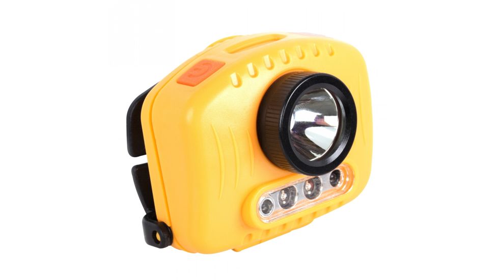 Greatlite Cree LED 160 Lumens E51 Multi-Function Headlight, Red/White Light, Yellow/Black, EXPE51