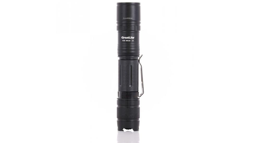 Greatlite Cree LED 800 Lumens E36 Rechargeable Flashlight, Black, EXPE36