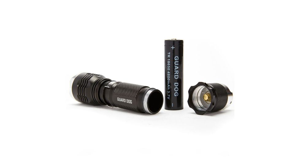 Guard Dog Security Apex Flashlight, Black, TL-GDA210
