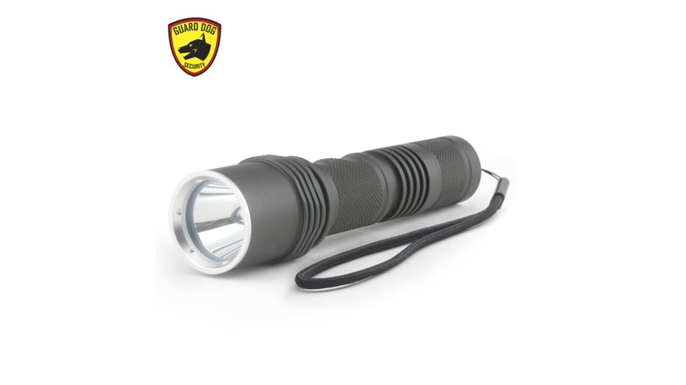 Guard Dog Security Fusion - 380 Lumen Waterproof Tactical Flashlight, 5 Functions, Black TL-GDF380, EDEMO2