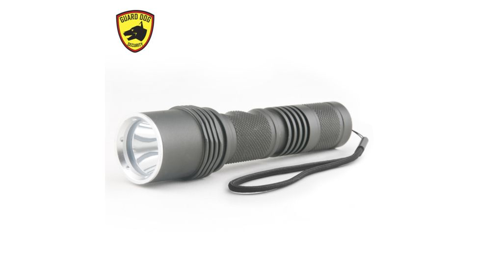 Guard Dog Security Fusion - 380 Lumen Waterproof Tactical Flashlight, 5 Functions, Black TL-GDF380, EDEMO2