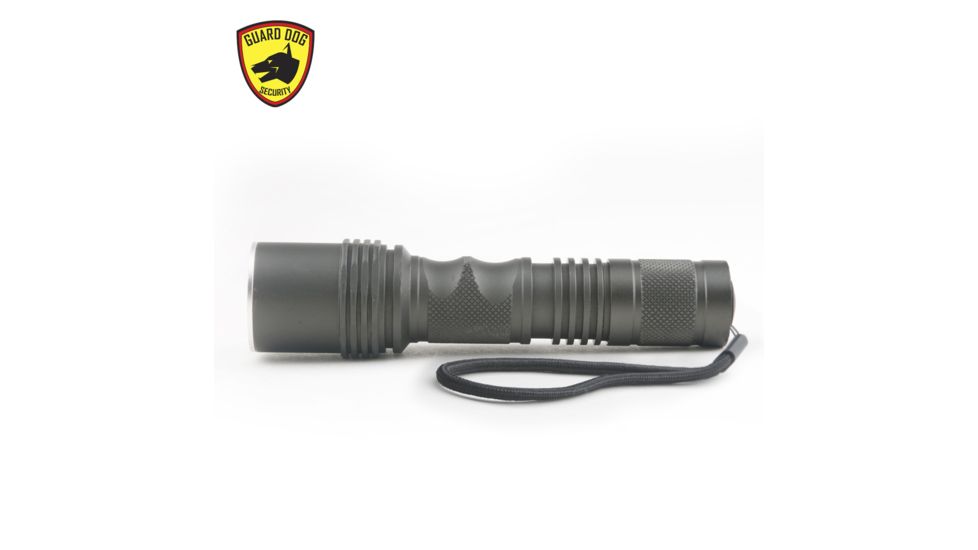 Guard Dog Security Fusion - 380 Lumen Waterproof Tactical Flashlight, 5 Functions, Black TL-GDF380, EDEMO2