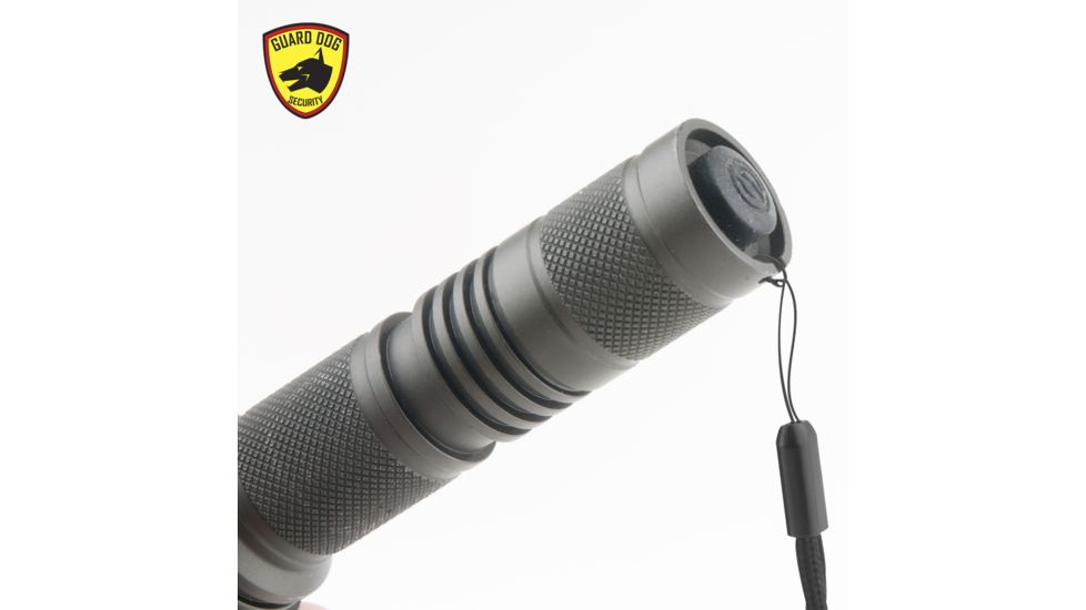 Guard Dog Security Fusion - 380 Lumen Waterproof Tactical Flashlight, 5 Functions, Black TL-GDF380, EDEMO2