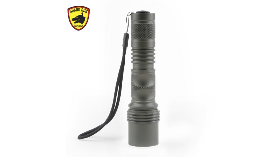Guard Dog Security Fusion - 380 Lumen Waterproof Tactical Flashlight, 5 Functions, Black TL-GDF380, EDEMO2