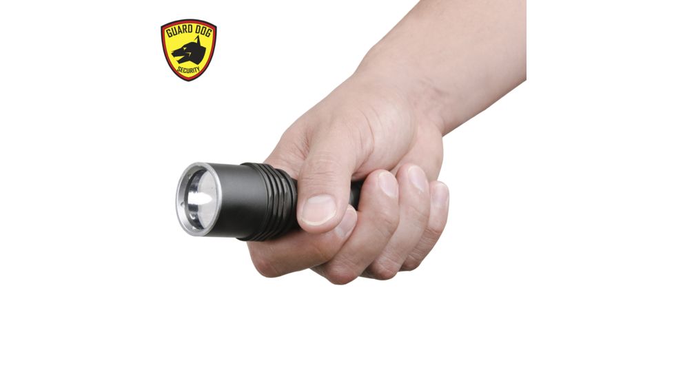 Guard Dog Security Fusion - 380 Lumen Waterproof Tactical Flashlight, 5 Functions, Black TL-GDF380, EDEMO2