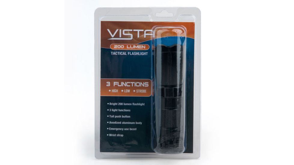 Guard Dog Security Vista 200 Lumen Tactical Flashlight TL-V200