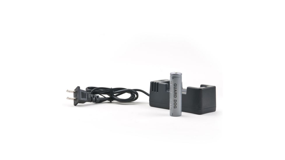 Guard Dog Security Vista 370 Lumen Rechargeable Tactical Flashlight, Black TL-V370 