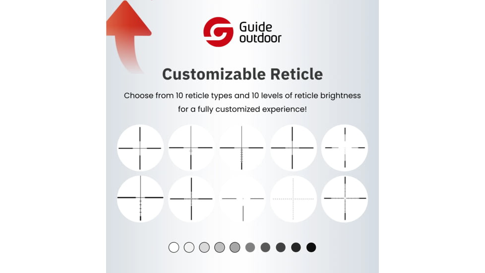 Guide Sensmart TR Series 650 A 2.9-23.2x50mm Thermal Rifle Scope, 50 Hz, 640x512, TR650-A, TR650-A