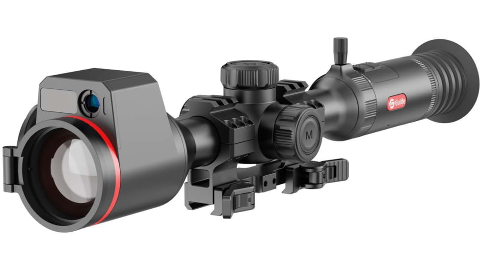 Guide Sensmart TU 650 M 3.0 3.7x50mm 30mm Tube Thermal Rifle Scope, LRF, Black, TU650M