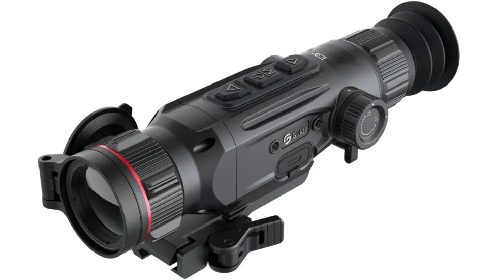 Guide USA N435 3.3-13.2x35mm Thermal Rifle Scope, 50Hz, 400x300, Black, Small, N435