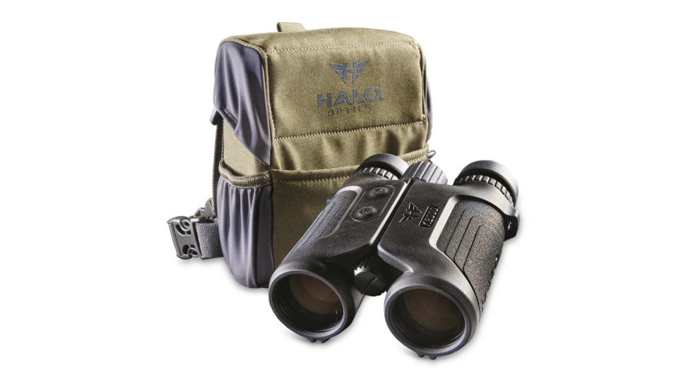 Halo K2000 10X42 Binoculars Lrf W/ Laser Rangefinder, HALLRFBIN2000