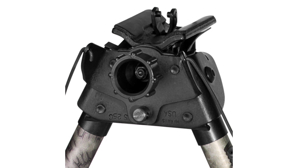 Harris Engineering Highlander Sporting BiPod with Hinged Base, 13.5-27 in, Kryptek, S-25C Camo