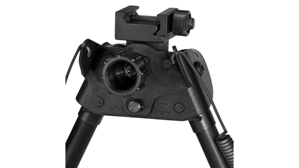Harris Engineering Notch Picatinny Sporting BiPod with Hinged Base, 9-13 in, Black, S-LMP