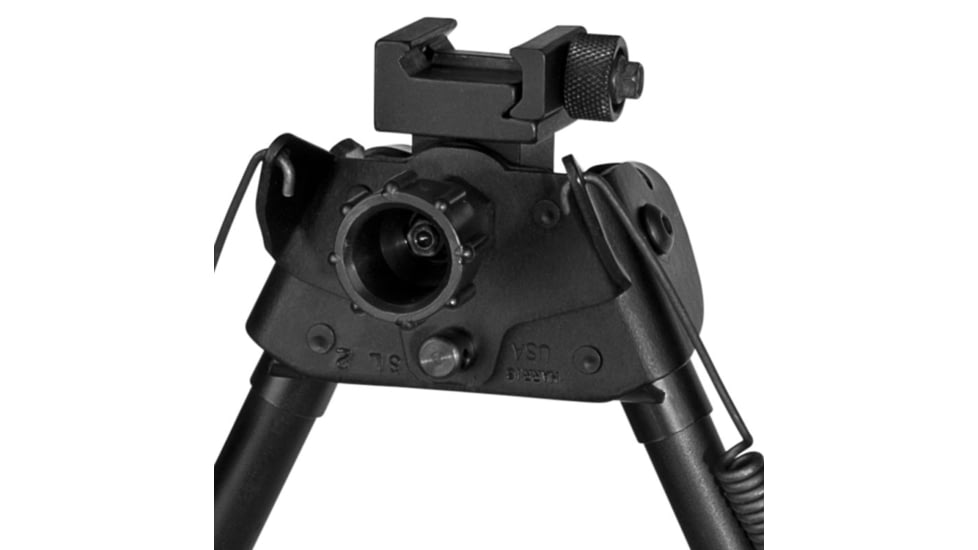 Harris Engineering Picatinny Self Level Sporting BiPod with Hinged Base, 9-13 in, Black, S-L2P