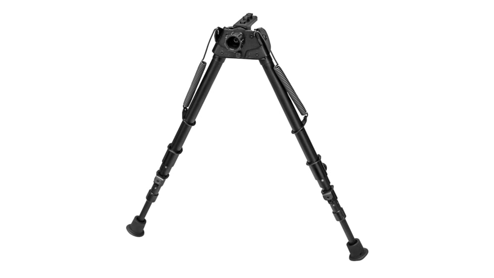 Harris Engineering S Series 25C M-LOK Bipod, Rotate, 13.5-27 in, Black, S25CMLOK