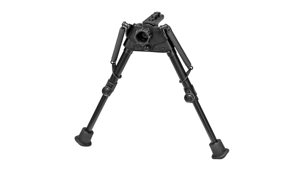 Harris Engineering S Series BR2 M-LOK Bipod, Rotate Self Leveling, 6-9 in, Black, SBR2MLOK