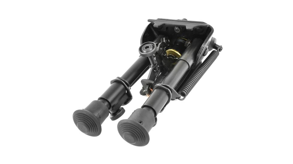 Harris Engineering Ultralight Hinged Base 6-9 Inch Bipod, Black BR