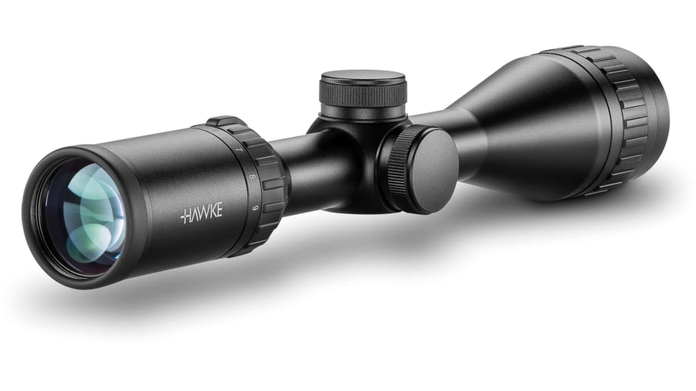 Hawke Sport Optics Airmax EV Rifle Scope, 3-9x40mm AO, 1in Tube, Second Focal Plane, AMX Reticle, Black, 13110