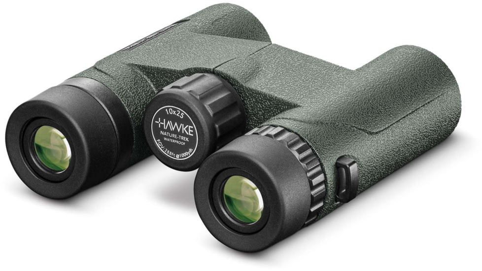 Hawke Sport Optics Compact Nature Trek 10x25mm Binoculars, Green, 35053