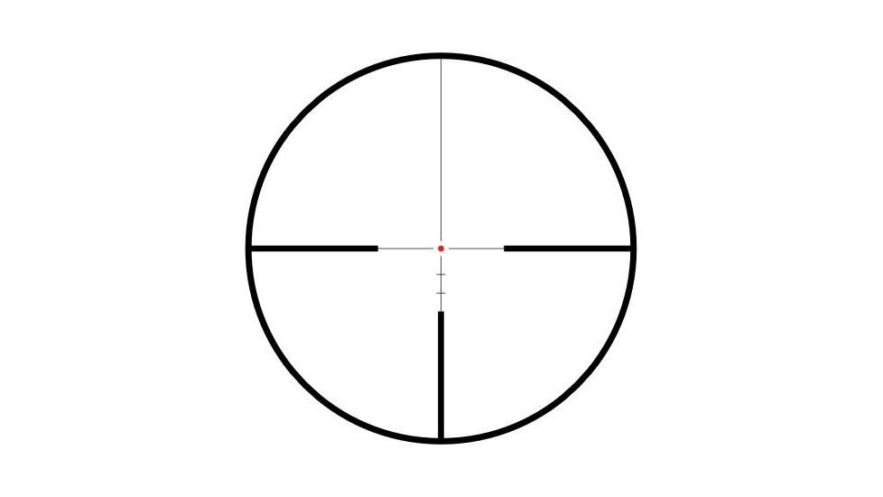 Hawke Sport Optics Endurance 4-12X42 LR Dot IR Rifle Scope, Black 16121